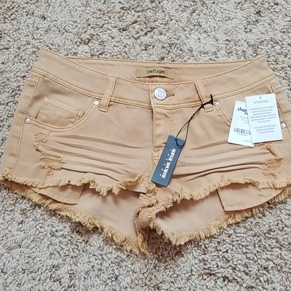 Charlotte russe super shortie shorts size 0